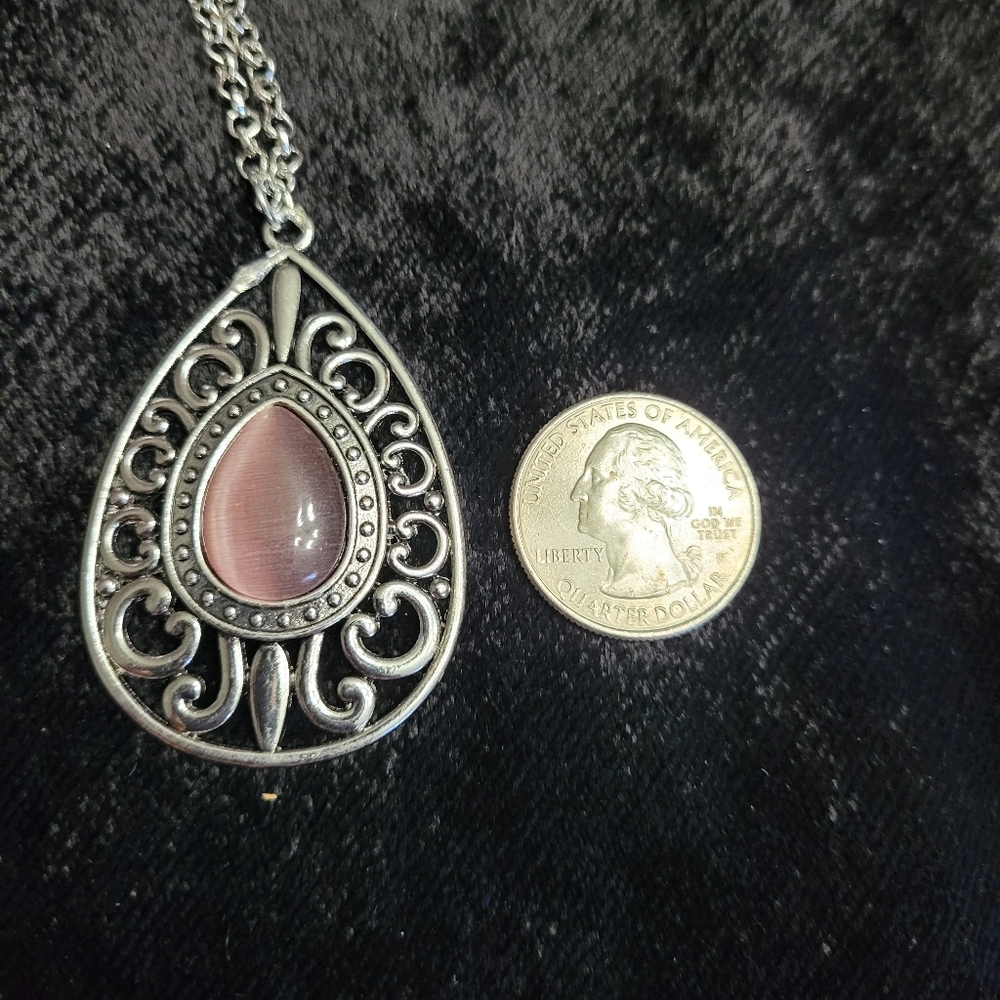 ❤Long necklace with earrings❤ - Picture 4 of 5